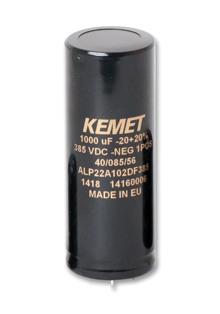 ALT22A102DF385 CAP, 1000µF, 385V, ALU ELEC, SOLDER KEMET