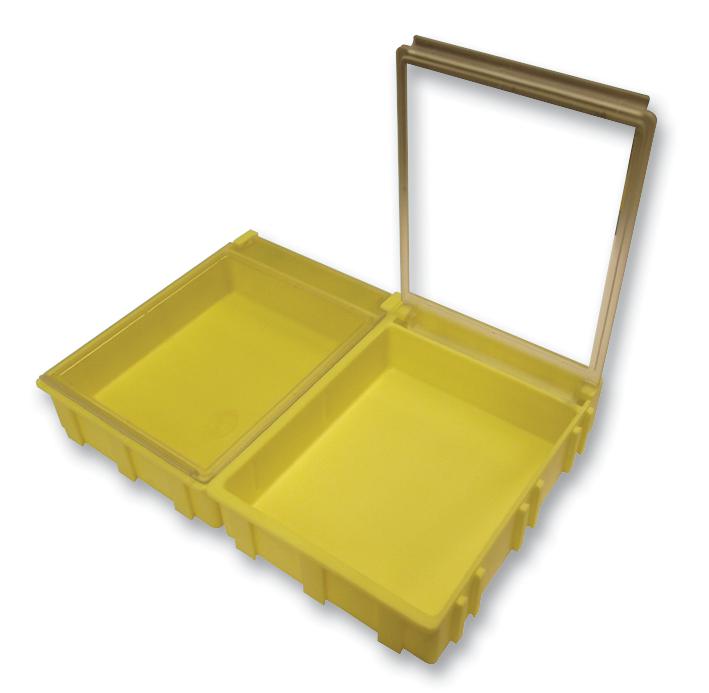 SMD-BOX N1-2-3-4-1 BOX, SMD, 16X12X15MM, B=YEL, L=TRANSP LICEFA