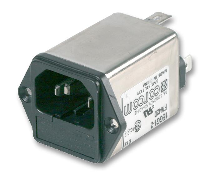 3EGG1-2 FILTER, IEC, 3A CORCOM - TE CONNECTIVITY