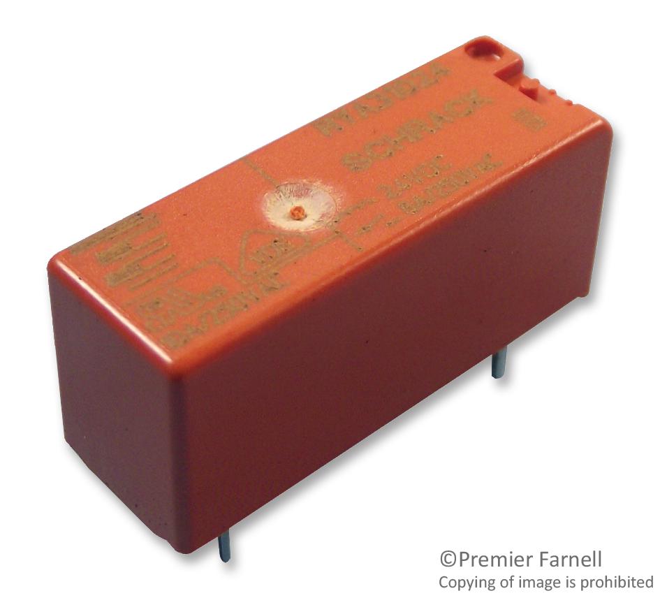 RYA31024 RELAY, SPST-NO, 250VAC, 8A SCHRACK - TE CONNECTIVITY