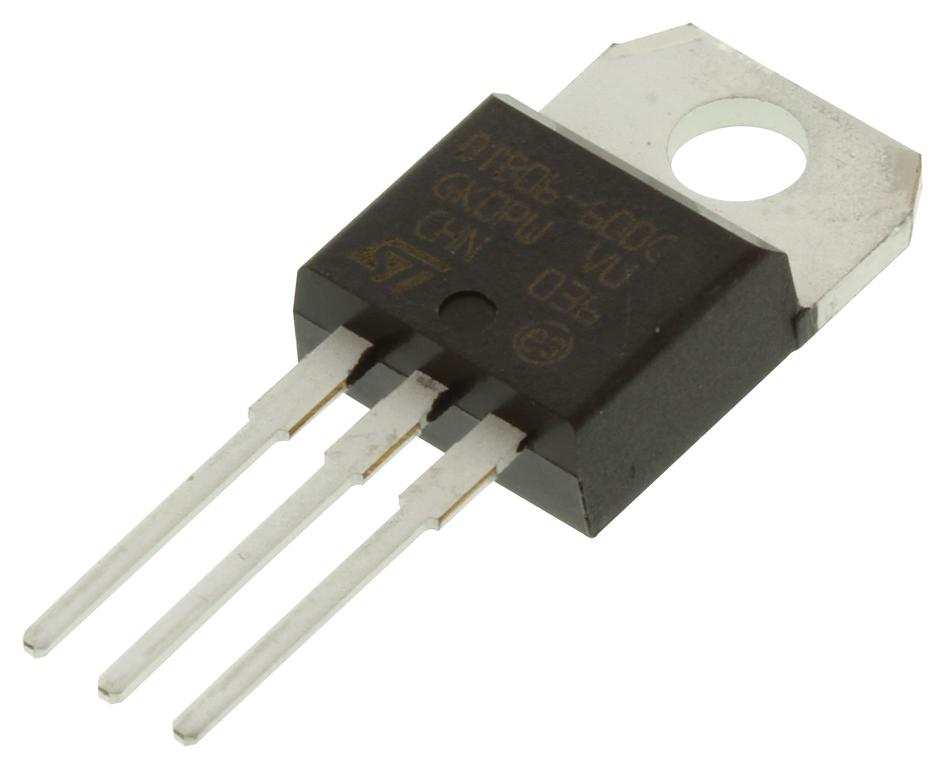 BTB06-600CRG TRIAC, 6A, 600V, TO-220AB STMICROELECTRONICS