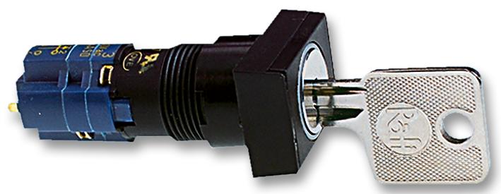 1.15.108.571/0100 SWITCH, KEYLOCK, LATCHING, LUMOTAS RAFI