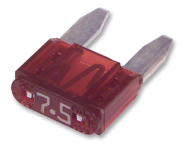 029707.5WXNV FUSE, MINI BLADE, 7.5A LITTELFUSE