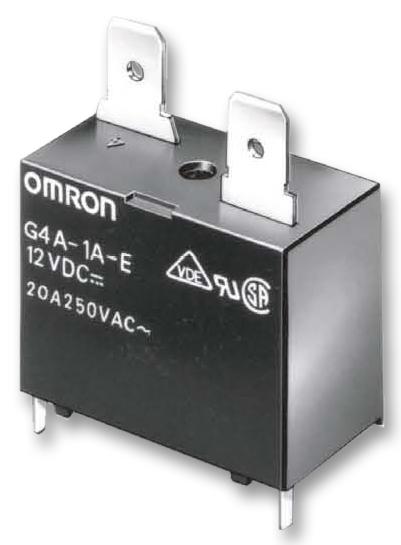 G4A-1AE DC12 RELAY, SPST-NO, 277VAC, 30VDC, 23A OMRON