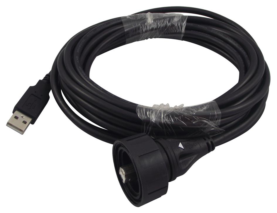 PX0840/B/5M00 LEAD, USB B TYPE, 5M, IP68 BULGIN LIMITED