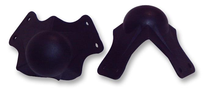 C1706 2 EARED PLASTIC CORNER PROTECTOR, PK2 PENN ELCOM