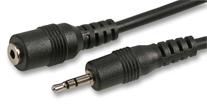 PSG03077 2.5MM SOCKET TO PLUG - STEREO/5M PRO SIGNAL