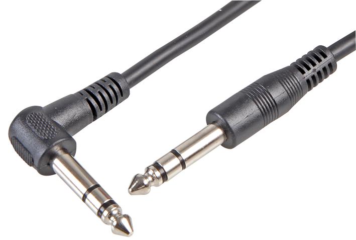 PSG00093 STEREO 1/4" JACK PLUG TO PLUG - 2M PRO SIGNAL
