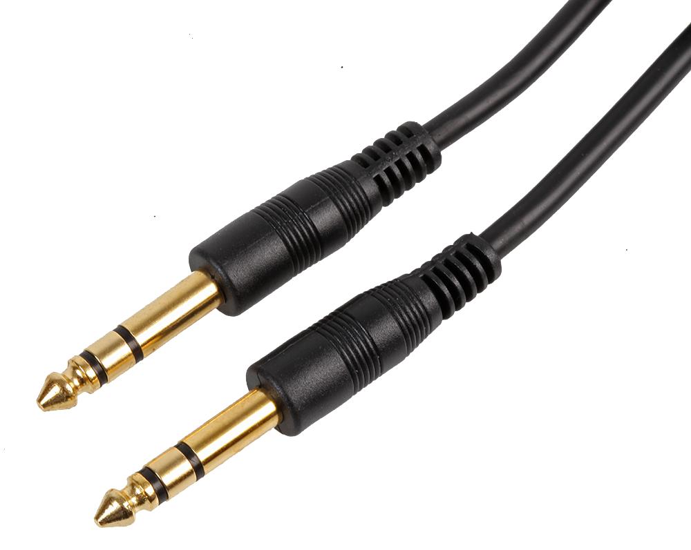 PSG00098 LEAD, 6.35MM STEREO JACK P TO P, 3M PRO SIGNAL