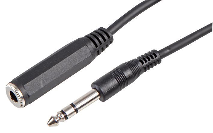 PSG00113 6.3MM JACK SOCKET TO PLUG - 2M PRO SIGNAL