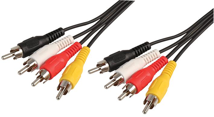 PSG00254 LEAD, 4XPHONO-4XPHONO 1.2M PRO SIGNAL