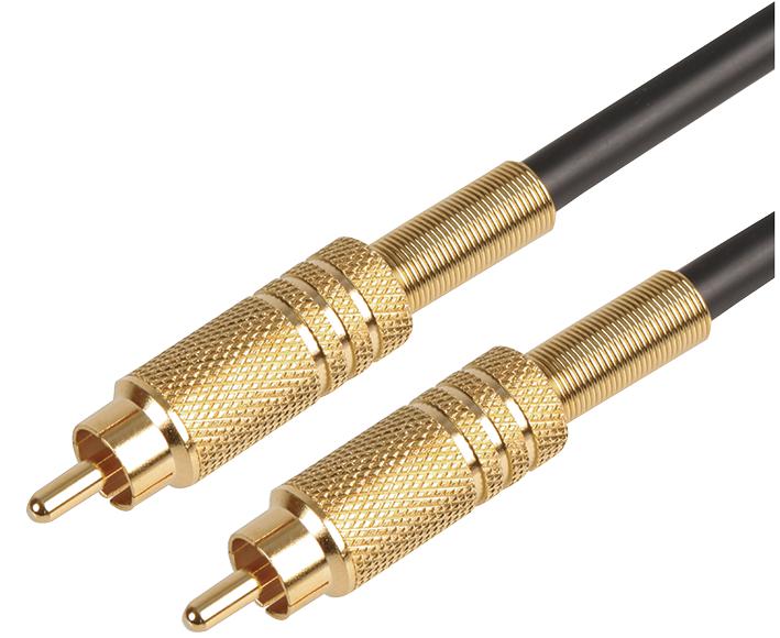 PSG00455 PHONO TO PHONO PLUG - RG59/3M PRO SIGNAL