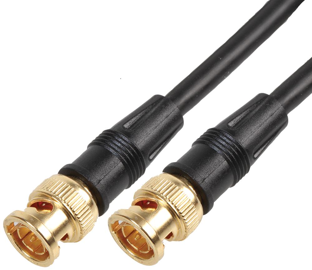 PSG00542 BNC TO BNC PLUG - GOLD/2M PRO SIGNAL