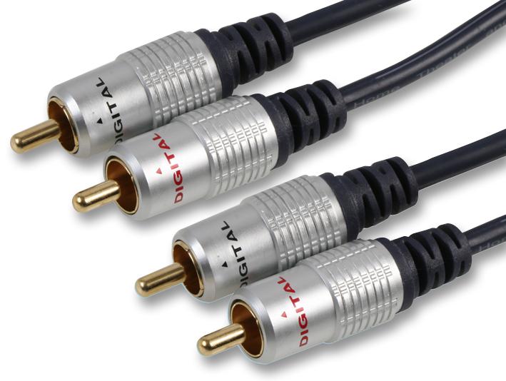 PSG03109 2Q LEAD, 2X PHONO P-P/0.5M PRO SIGNAL