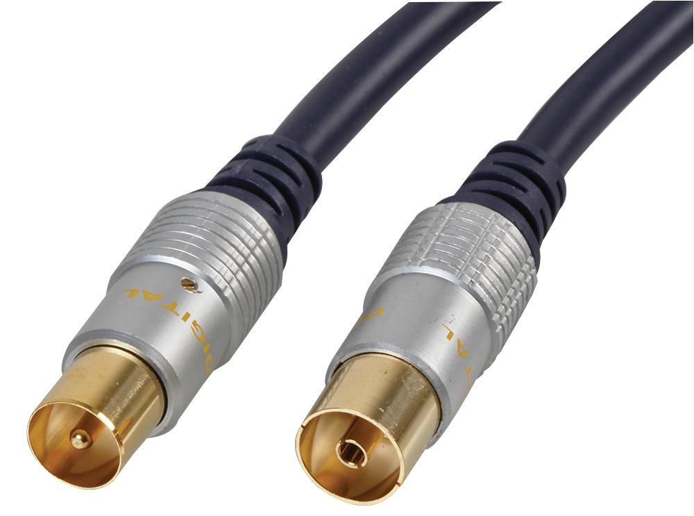 PSG00825 TV COAX P TO S HQ LEAD - 2M PRO SIGNAL
