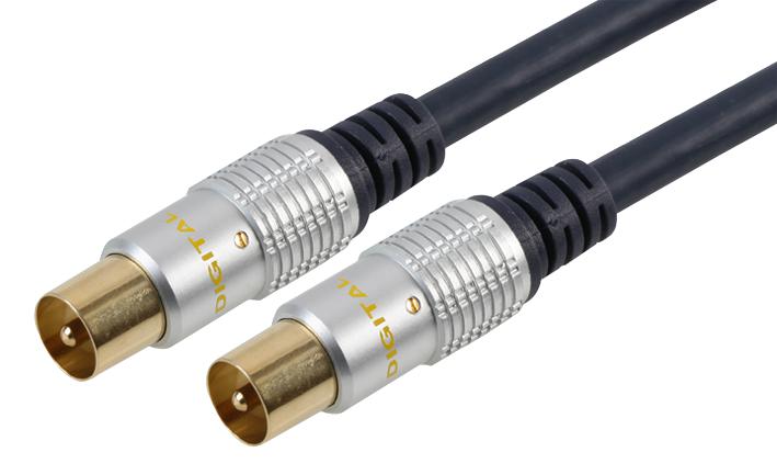 PSG08488 TV COAX PLUG TO PLUG HQ LEAD 1M PRO SIGNAL