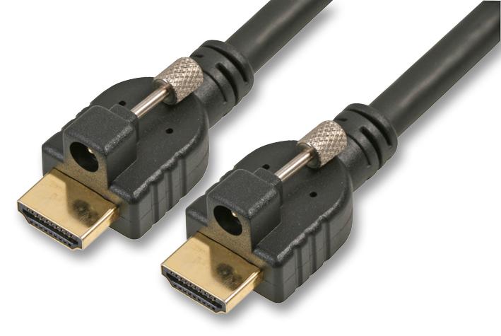 PSG08059 HDMI LEAD + RETENTION SCREW, 2M PRO SIGNAL