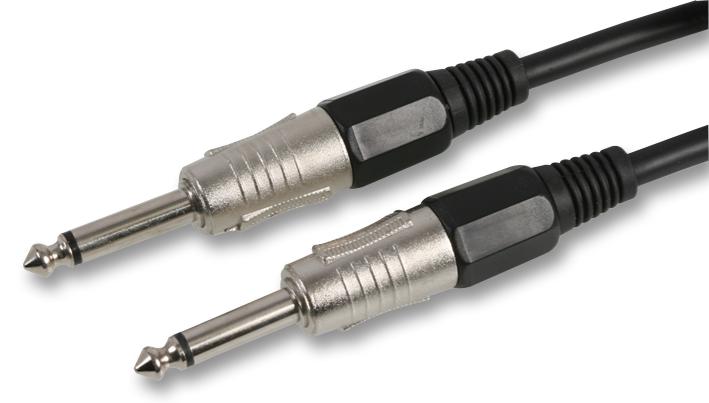 PSG03339 6.35MM MONO JACK LEAD, 10M PRO SIGNAL