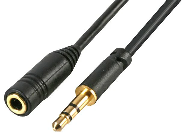 PSG03686 3.5MM JACK EXTENSION LEAD, SLIM, 1.5M PRO SIGNAL
