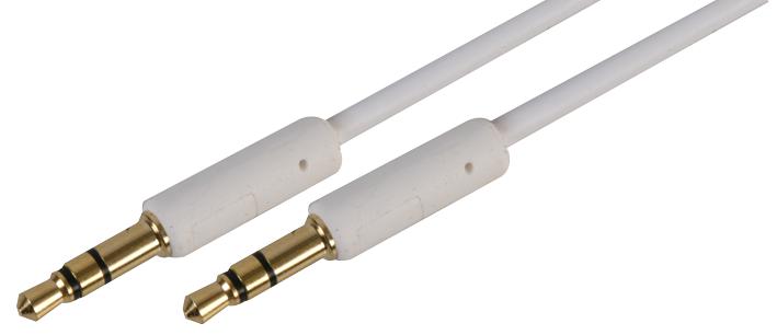 PSG3071-1.5M 3.5MM LEAD, STEREO, SLIM, WHITE 1.5M PRO SIGNAL