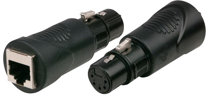 FLA41 ADAPTOR,XLR FEMALE 5 POLE TO RJ45 FEMALE DAP AUDIO