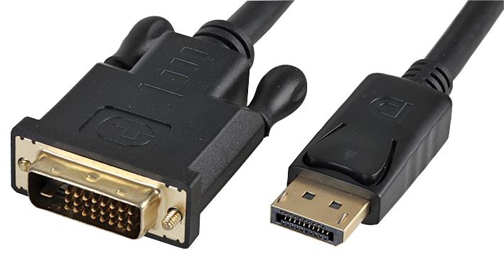 PSG04047 LEAD DP MALE TO DVI MALE 2M PRO SIGNAL