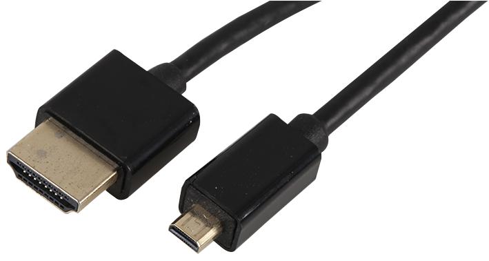 PSG04066 LEAD, HDMI A TO HDMI D, V1.4, 0.75M ABS PRO SIGNAL