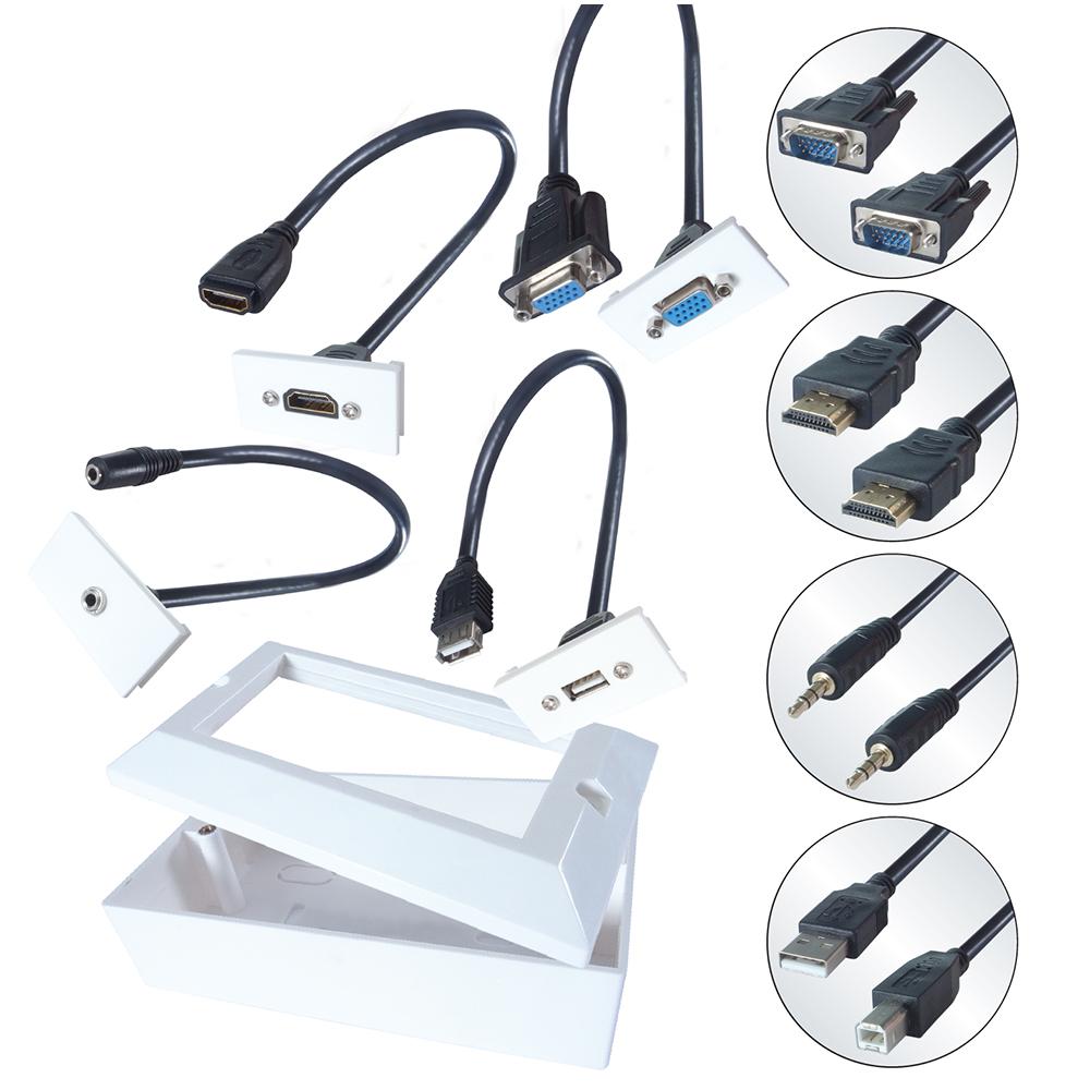 20-1050 AV SNAP-IN MODULAR KIT, 5M CONNEKT GEAR