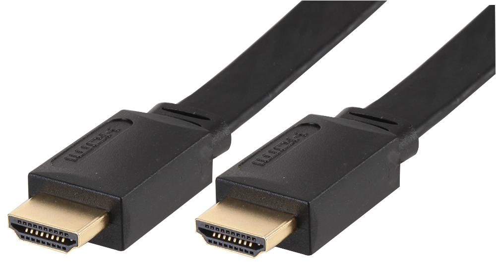 PSG91388 HDMI LEAD + ETHERNET, FLAT, 1M PRO SIGNAL