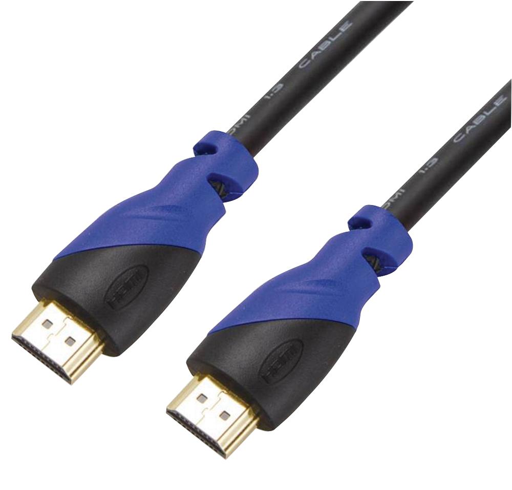 HH2-BB1.5 4K HDMI LEAD BLACK/BLUE 1.5M AV STAR