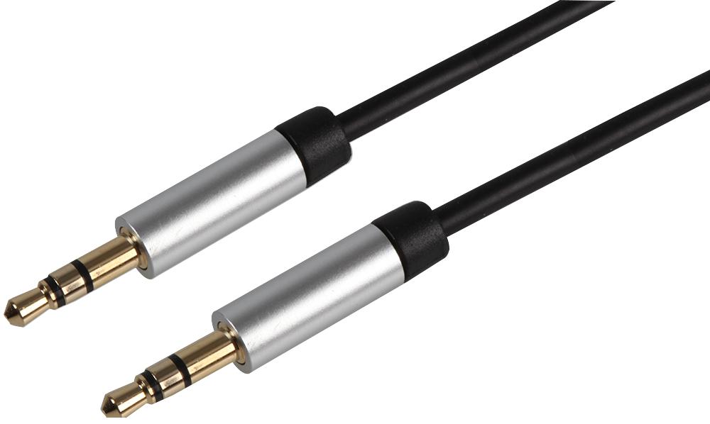 PSG3183-1.5M 3.5MM STERO JACK LEAD 1.5M ALUMINIUM PRO SIGNAL