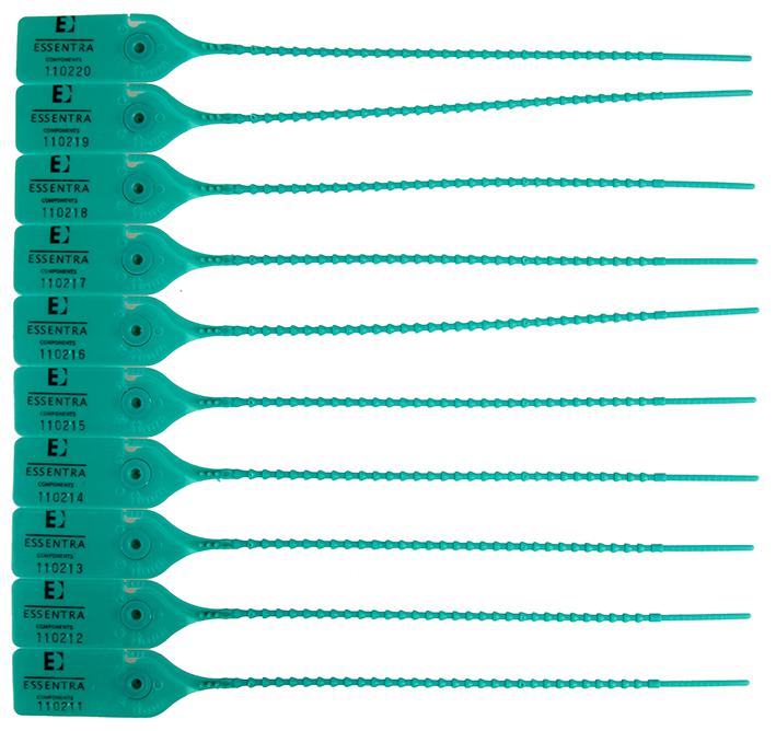 SECURE 1301 CABLE TIE, LOCK PULL, 250MM, GRN, PK100 PRO POWER
