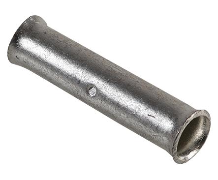 HCBS-6 UNINSULATED COPPER BUTT SPLICE 6MM 50/PK HELLERMANNTYTON