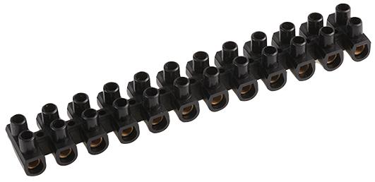 CS5BK TERMINAL BLOCK POLYETHYLENE 5A BLACK HELLERMANNTYTON