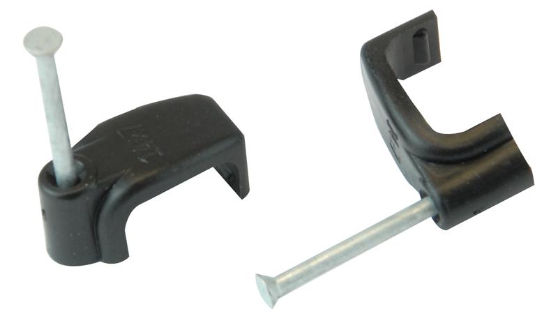 ZZV44187 CABLE CLIP, POLYPROPYLENE, 6MM, BLACK UNIFIX
