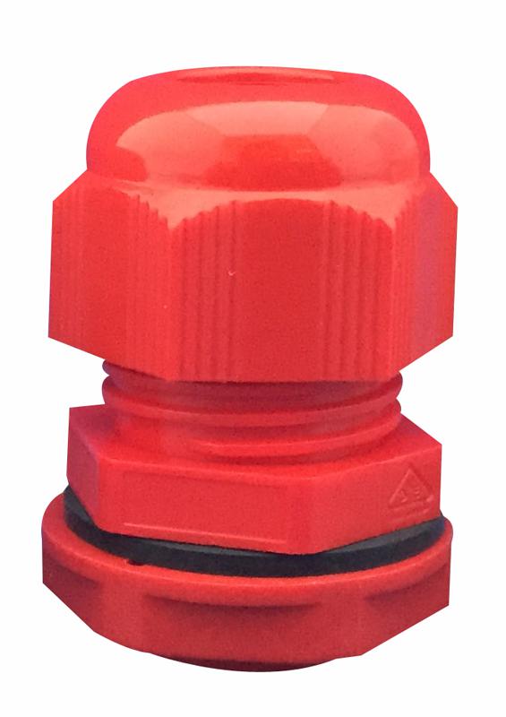 ACGM20RED CABLE GLAND NYL M20 24MM LTH RED 10/PK CONCORDIA TECHNOLOGIES