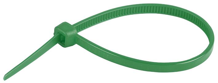 ACT100X2.5G CABLE TIE 100 X 2.50MM GREEN 100/PK CONCORDIA TECHNOLOGIES