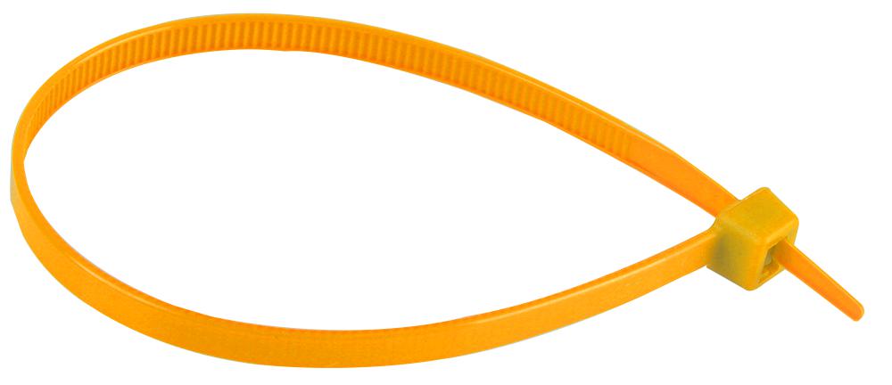 ACT200X4.8Y CABLE TIES 200 X 4.80MM YELLOW 100/PK CONCORDIA TECHNOLOGIES