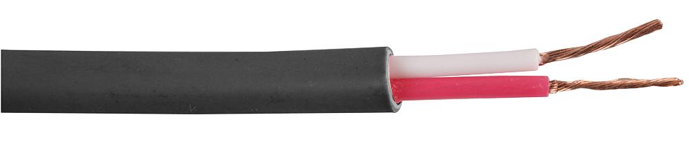 2CSPKCBL0.75BLK100M CABLE LOUDSPEAKER 2 X 0.75MM BLACK 100M PRO POWER