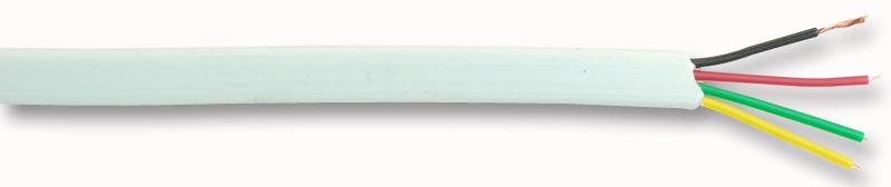 FCC-68 WHITE 100M FCC-68 4 CORE WHITE T/PHONE CBL 100M PRO POWER