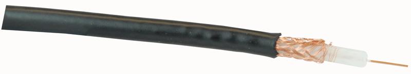 RG59UAL CABLE COAX RG59U AL BRAID BLK 100M PRO POWER