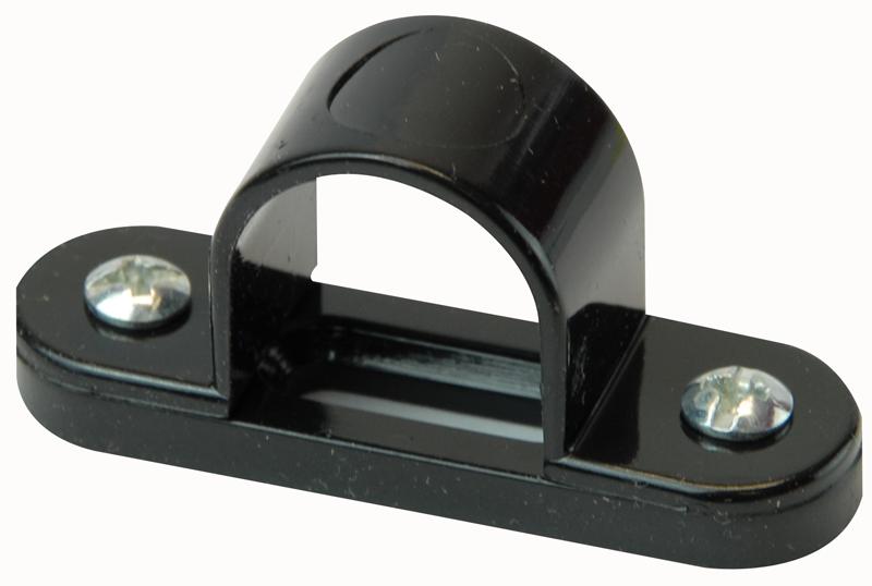 SBS20 BLACK SPACER BAR SADDLE, 20MM ROUND CONDUIT PRO POWER