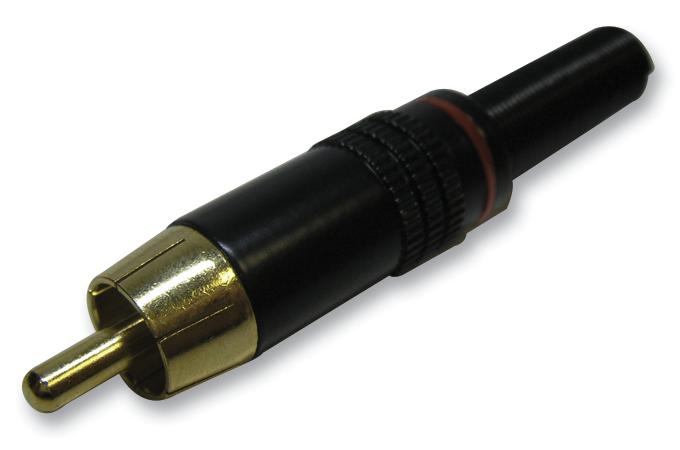 PS000110 RCA CONNECTOR, PLUG, 1POS, 9.6MM MULTICOMP PRO