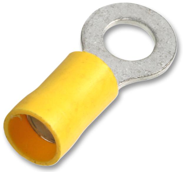 ST5-8.0 10PK RING TERMINAL YELLOW M8 48A 10/PK PRO POWER