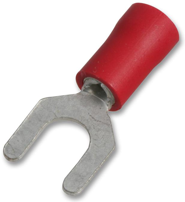 STSV1-5 FORK CRIMP TERMINALS RED 18A 5.00MM PRO POWER