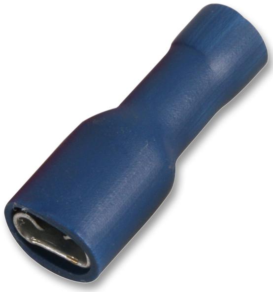 STFDFD2-250 10 FEMALE PUSH ON TERMINALS BLUE 16A 6.3MM PRO POWER