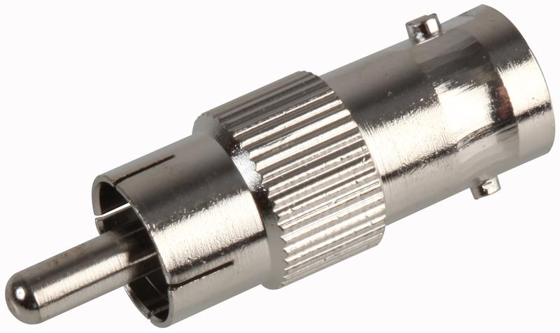 RW1-041 BNC FEMALE TO RCA MALE BRASS PRO SIGNAL