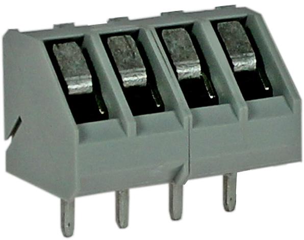CTB3000/4 PCB TERMINAL, 45DEG LOW PROF, 5MM, 4P CAMDENBOSS