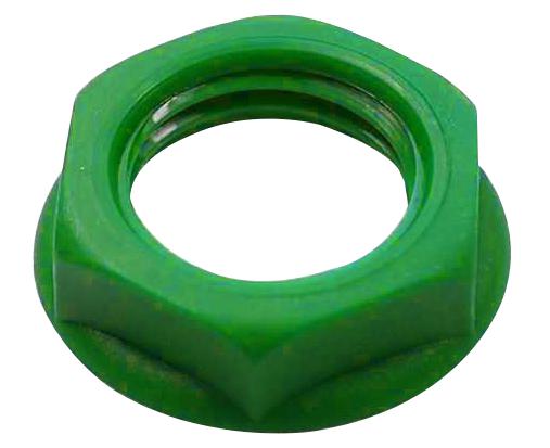 CL1414 NUT, NYLON, GREEN, 7/16"-UNF CLIFF ELECTRONIC COMPONENTS