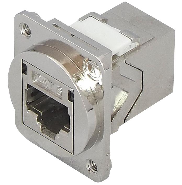SACK3SDSPM SHLD COUPLER, RJ45, JACK, 8P8C, CAT6 TUK